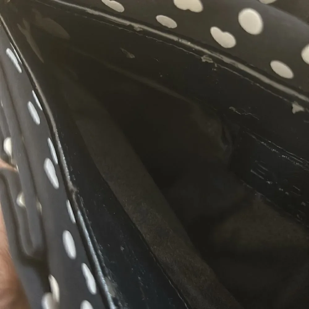 Express Heart Shape Polka Dot Clutch